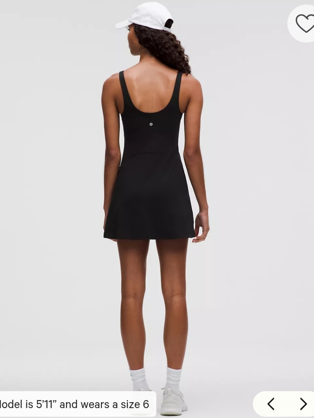 Lululemon | Black Sleeveless V-Neck Mini Dress - Picture 2 of 6